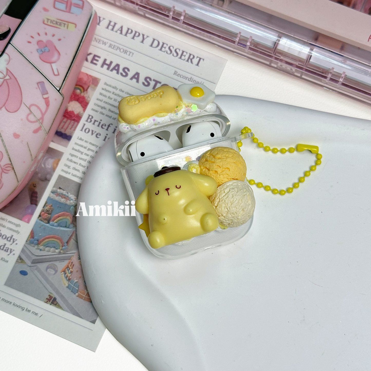 Mysweetpiano / Pompom Purin Airpod case