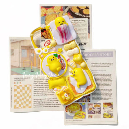 Gudetama and Pochacco phone case