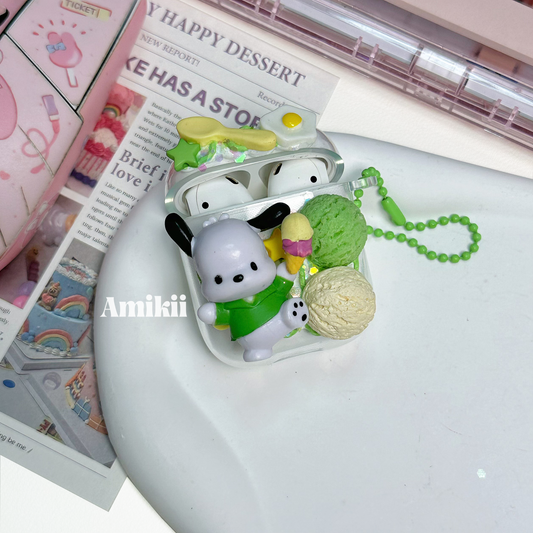 Pochacco / Cinnamoroll Airpod case