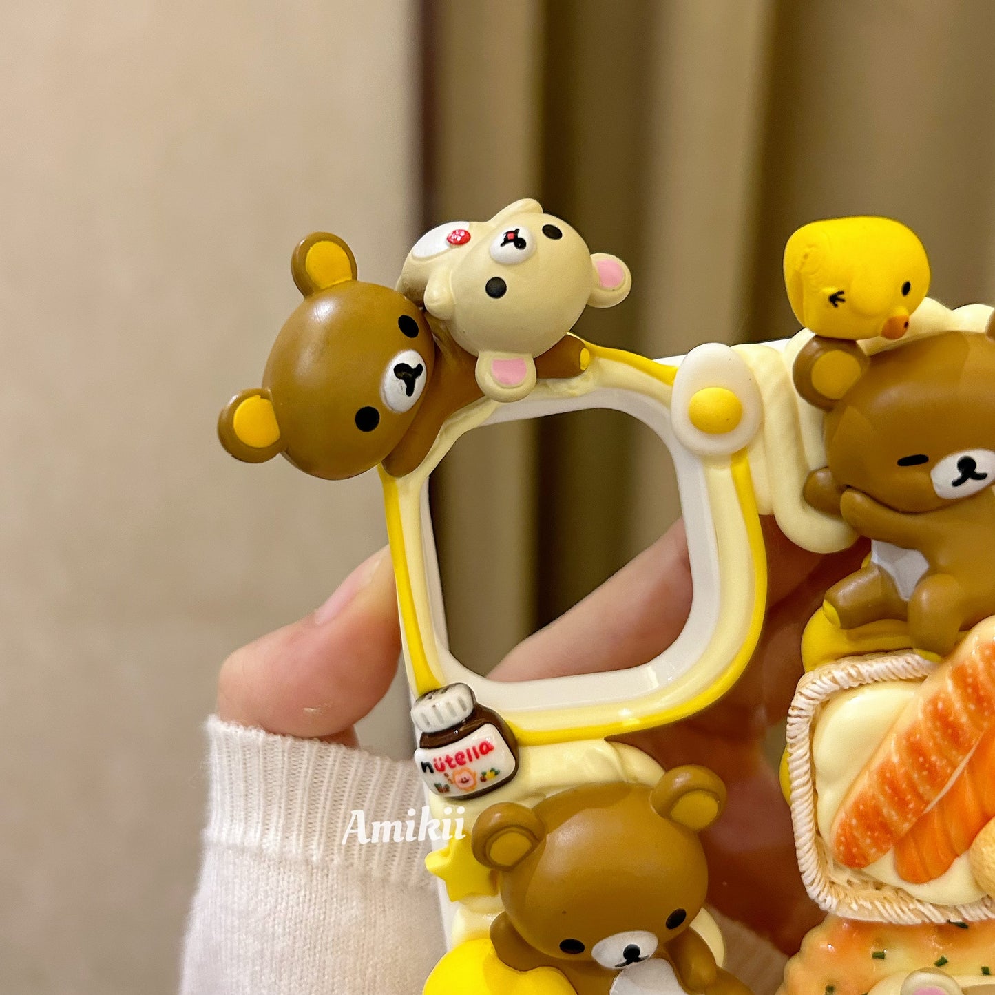 Rilakkuma and food phone case