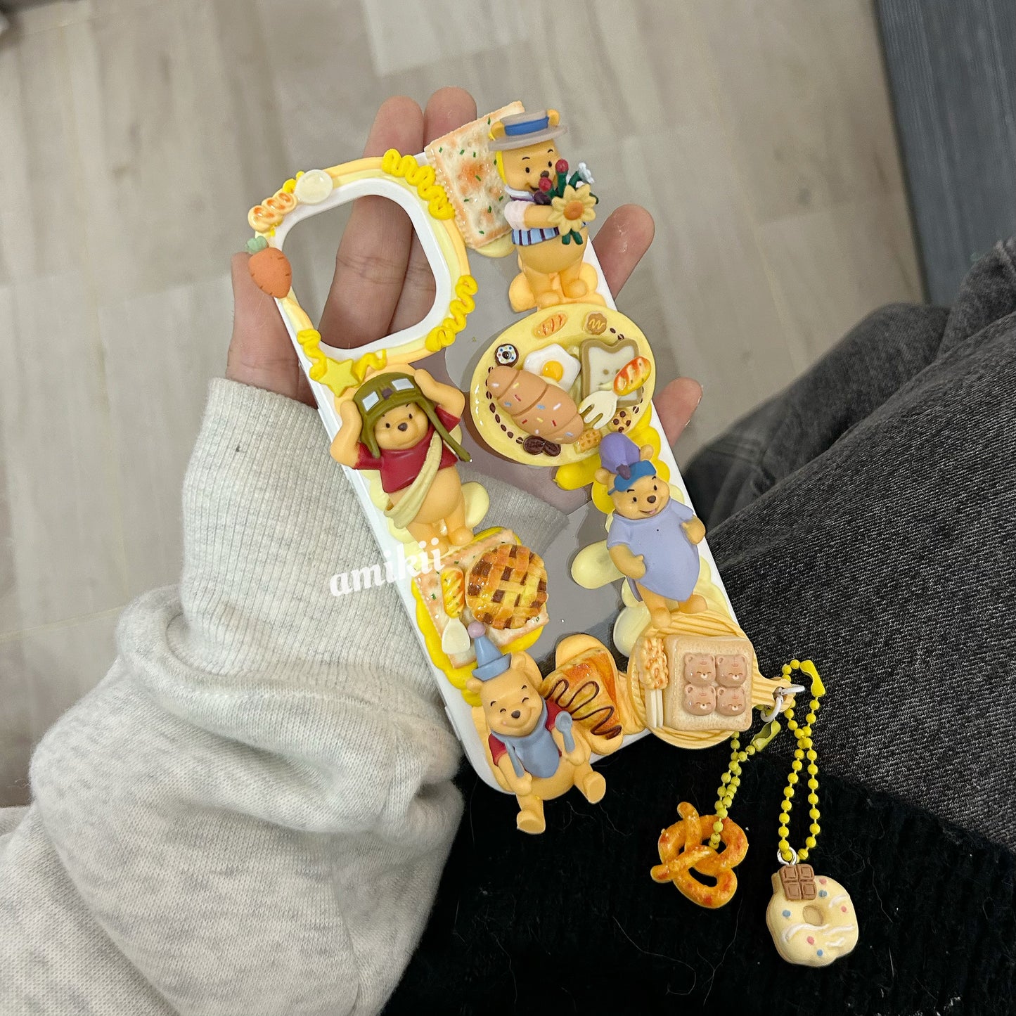 Winnie the Pooh and Food Phone Case